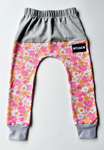 70's Vibe floral Harlem skinnie pants