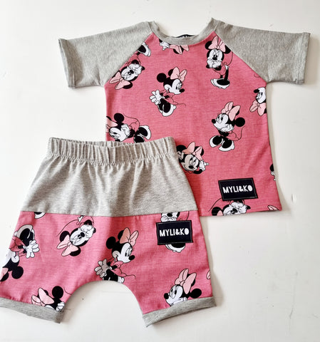 Pretty pink mouse summer set