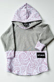 Mawhero Koru design hooded top